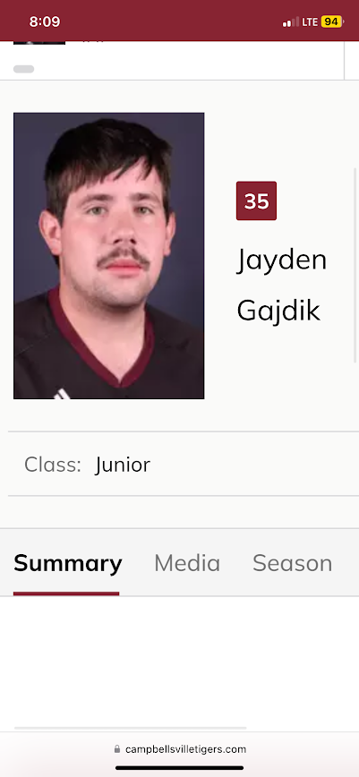 Jayden Gajdik commits to Campbellsville University